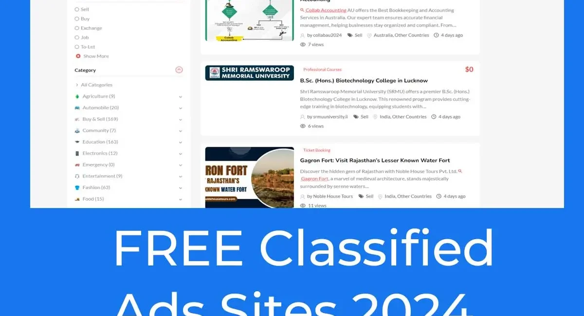 classified sites