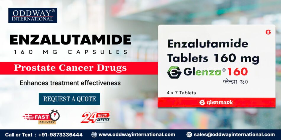 Order Enzalutamide 160 mg – Discounted Rates | International Shipping