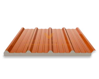Brick-red-roof-panel