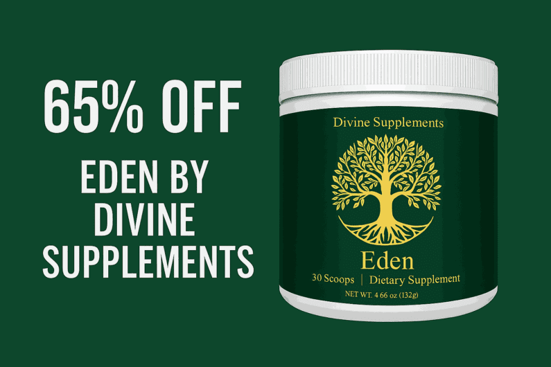 Stress Less with Eden By Divine Supplement Now