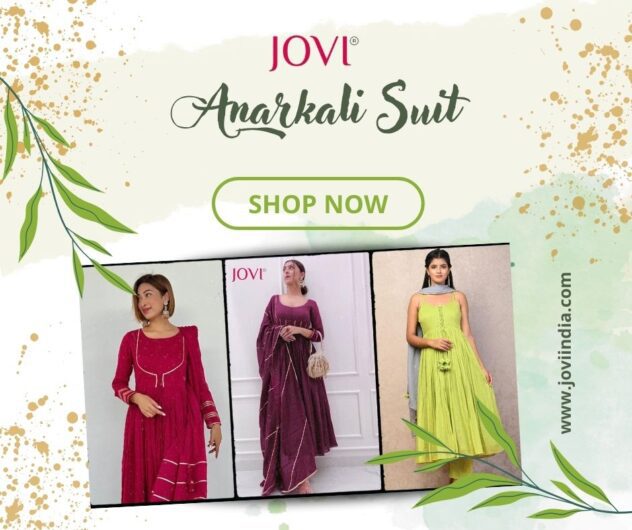 Best Cotton Anarkali Suit Sets at JOVI India