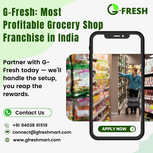 G-Fresh: Most Profitable Grocery Shop Franchise in India