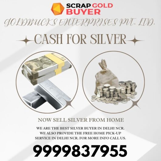 Where Can I Sell Silver For Cash In Nirman Vihar?