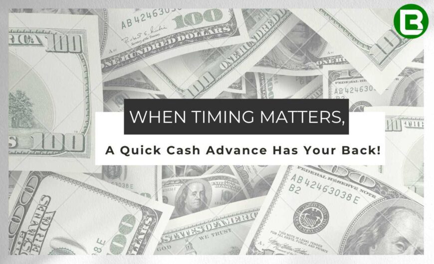 Quick Cash, No Delays – Secure a Fast Cash Advance