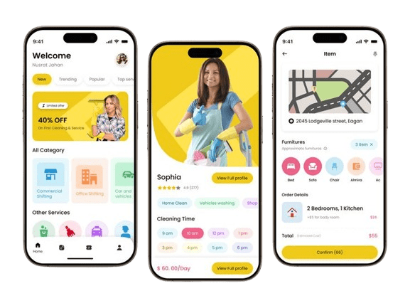 House Cleaning App Development Services