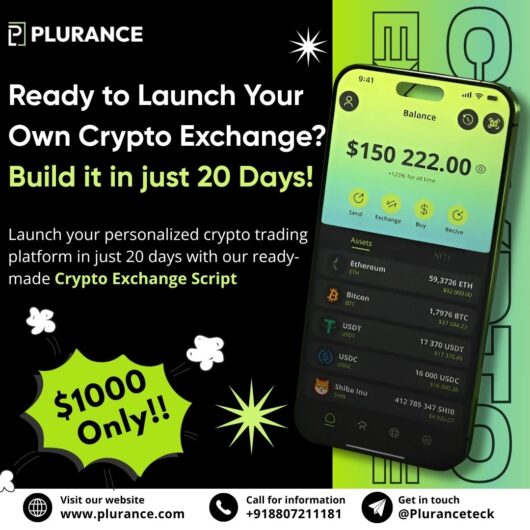 Launch Your Crypto Exchange in 7 days @just 1000$ Cost