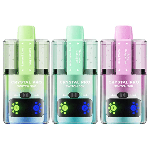 Crystal Pro Switch 30000 Box of 5 Powerful Long-Lasting Vape