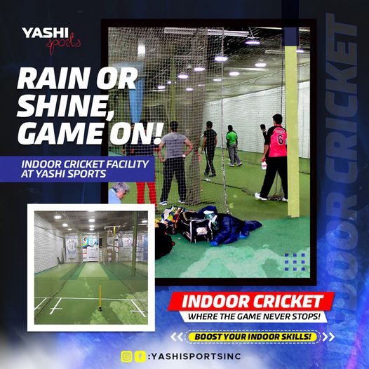 🏏 Book Your Spot at Yashi Sports Indoor Cricket Facility!