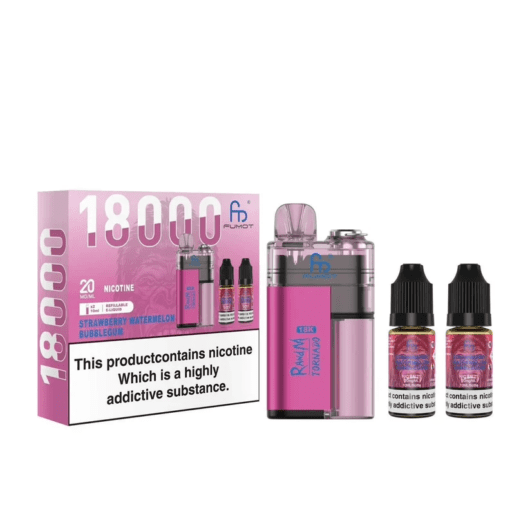 R and M Tornado 18000 Box of 5 High-Capacity Disposable Vape