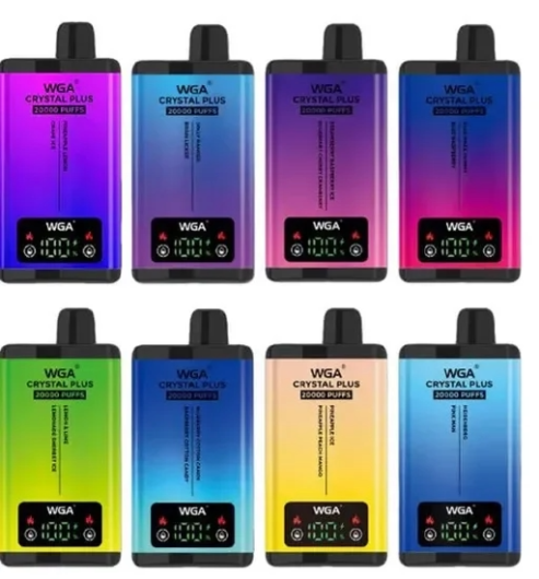 WGA Crystal Plus 20000 Box of 10 Ultra Long-Lasting Disposable Vape