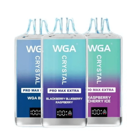 WGA Crystal Pro Max Extra 15000 Box of 10 High-Capacity Disposable V
