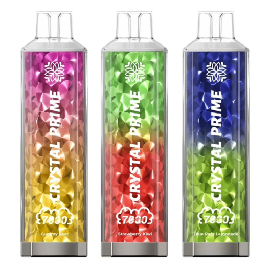 Crystal Prime 7000 Box of 10 Reliable Disposable Vape