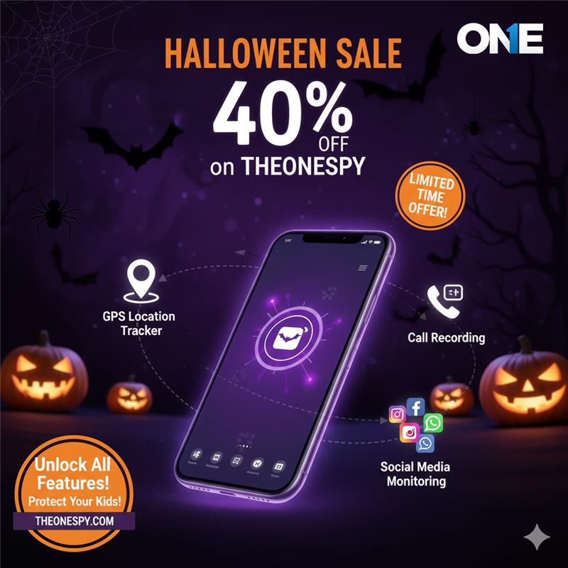 Halloween Treats Await – 40% OFF TheOneSpy Plans