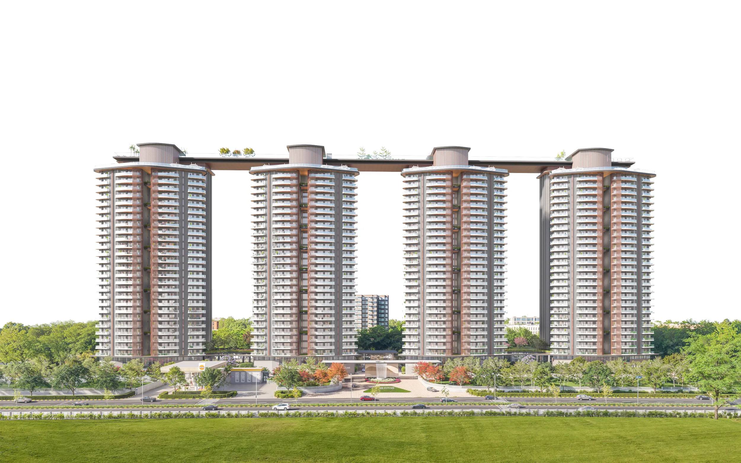 Luxury 4 BHK Apartment in Ghaziabad – Aditya Kutumb