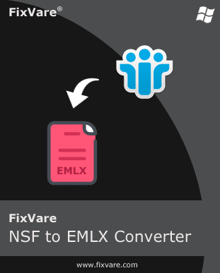 Export Lotus Notes Emails with FixVare NSF to EMLX Converter