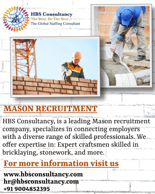 Mason recruitment services