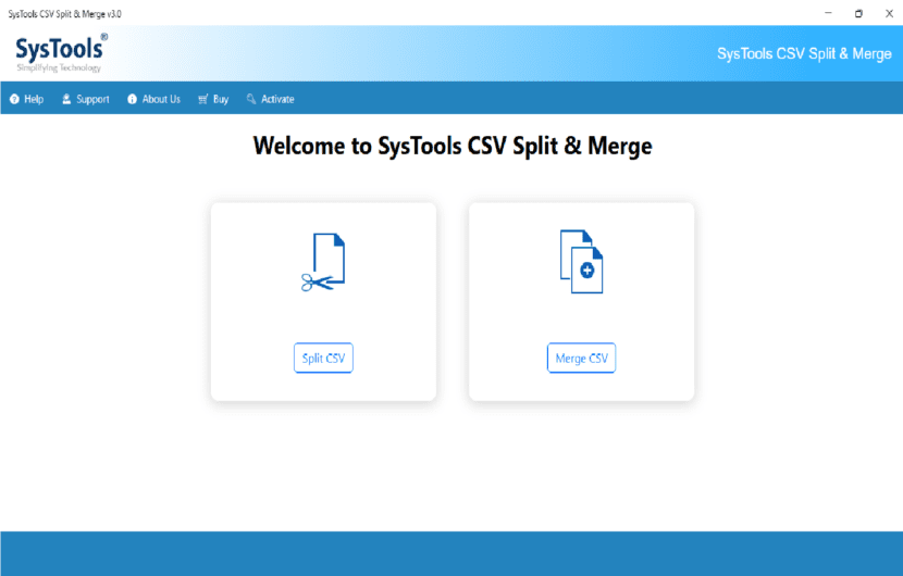 SysTools CSV Splitter Tool