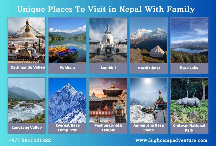 Unique Places To Visit in Nepal With Family