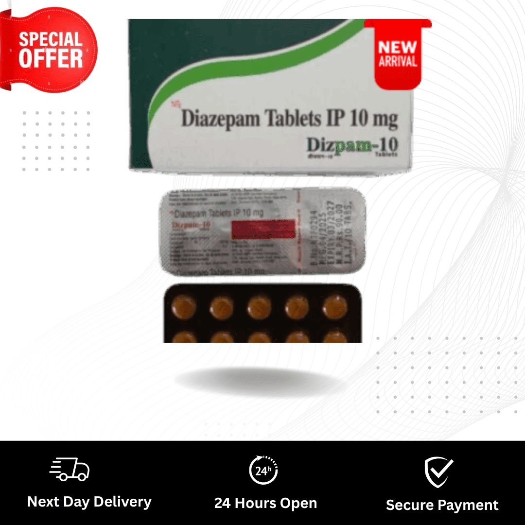 Buy Dizpam Diazepam 10mg Tablets From Best Anxiety Tablets Shop