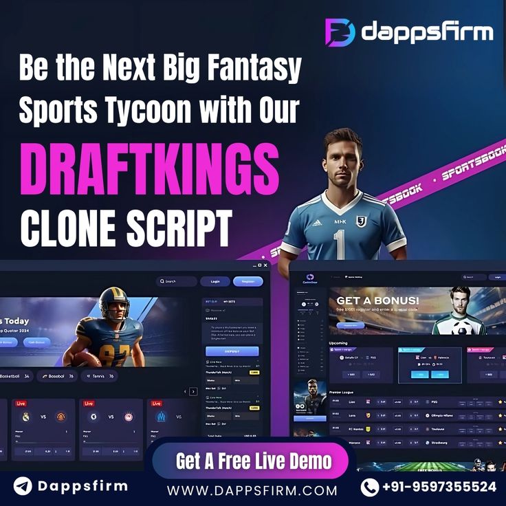 DraftKings Clone Software with AI, AR & Big Data Features