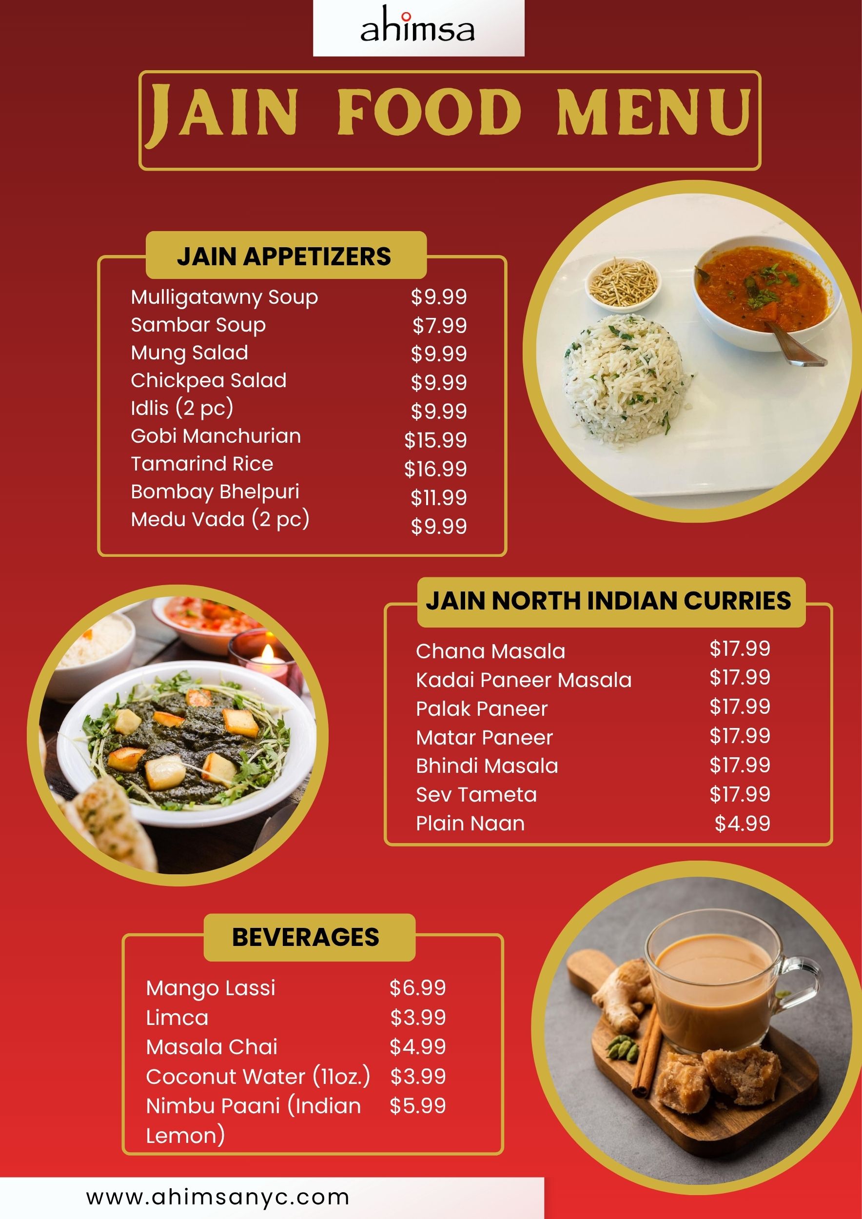 Delicious Indian Food Menu Near You in New York City