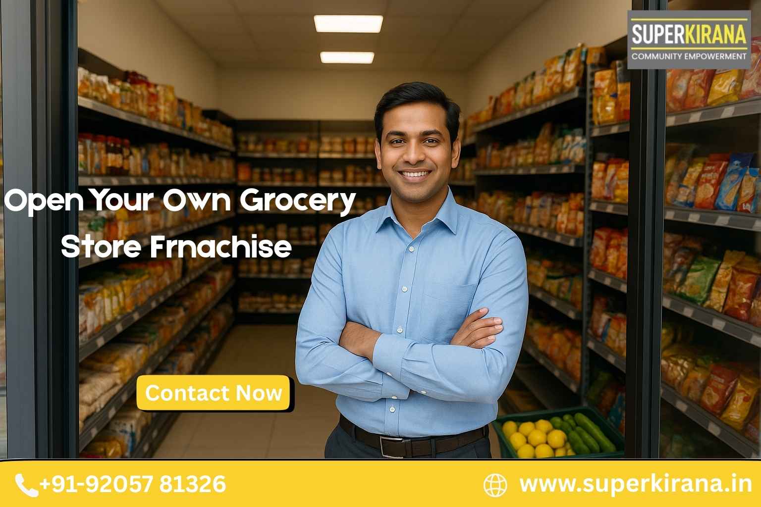 Start Your Own Grocery Store Franchise in India with Low Investment