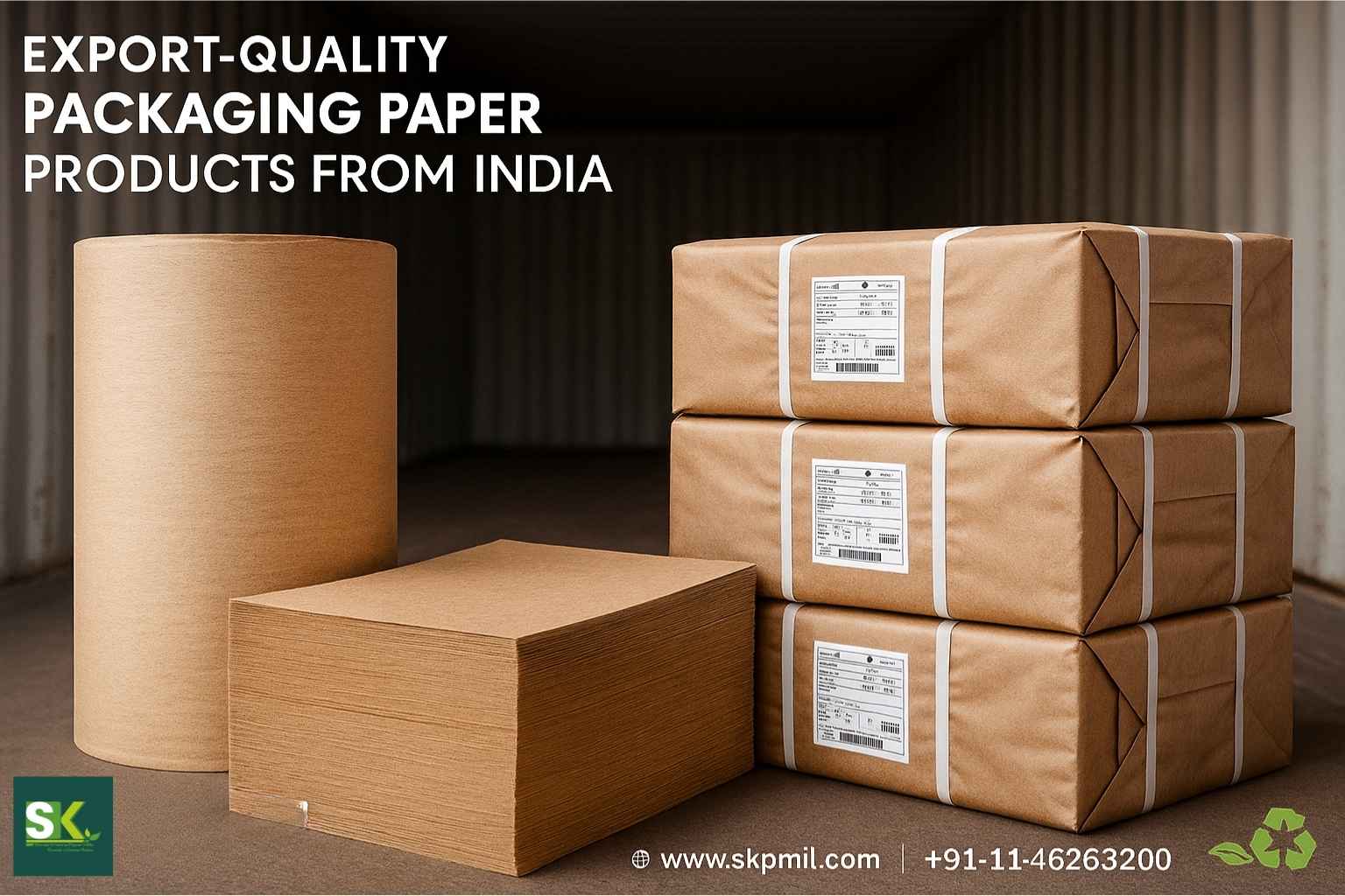 Leading Packaging Paper Exporter in India Delivering Quality & Reliabi
