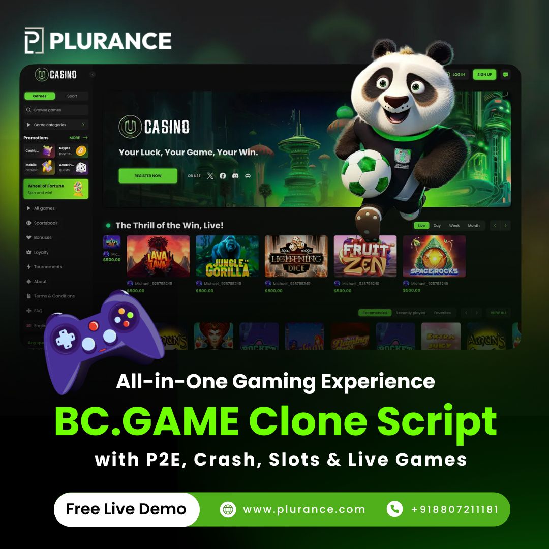 Launch Your Casino Empire — BC.GAME Clone with P2E Rewards, Crash Game