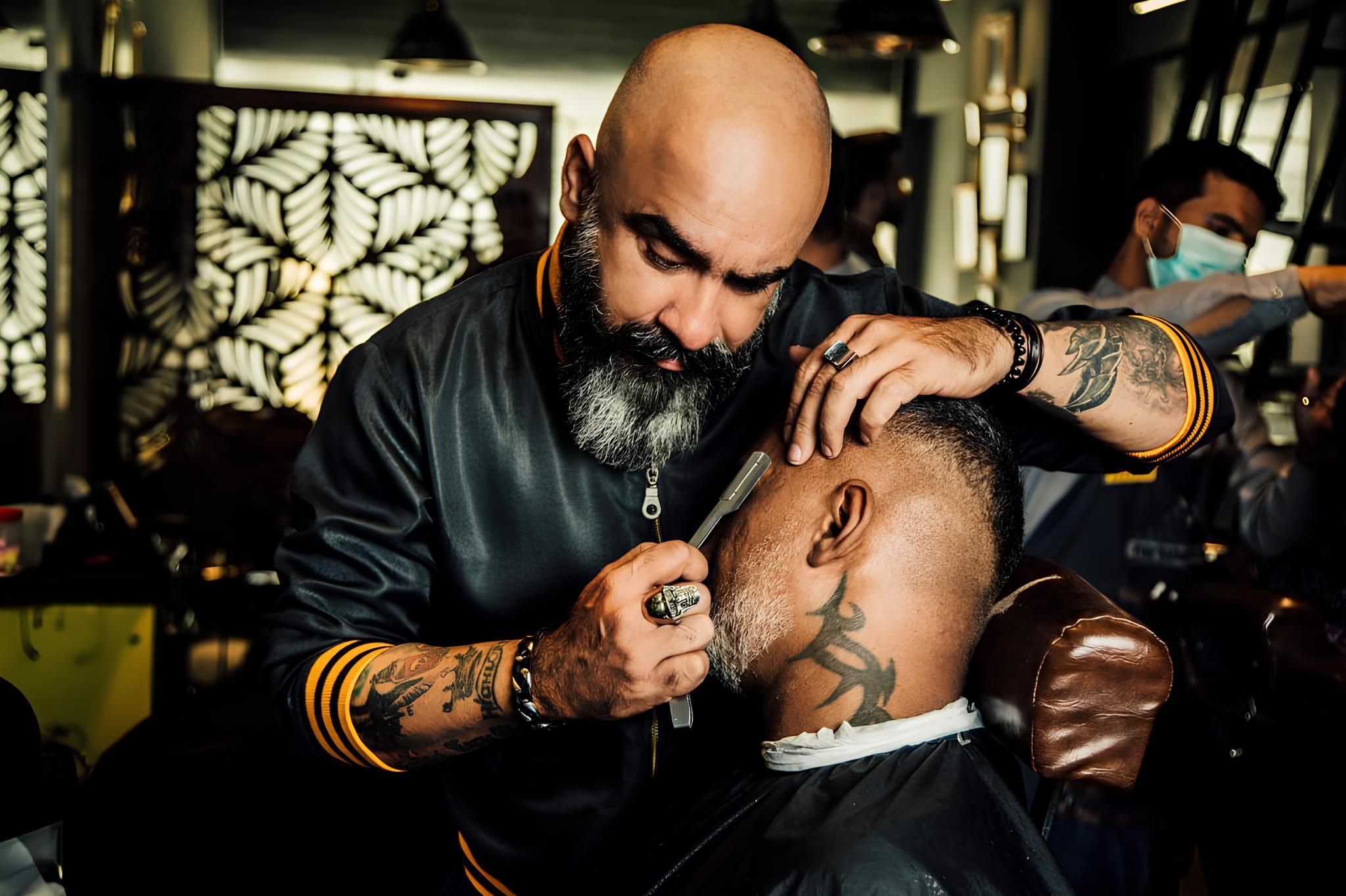 Discover premium grooming services at The Barbers Cafe, the best salon