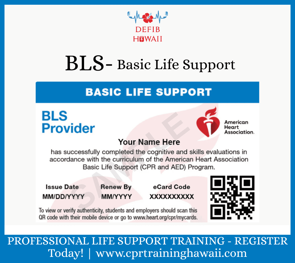BLS Course with High-Quality CPR & AED Skills – Same-Day Card