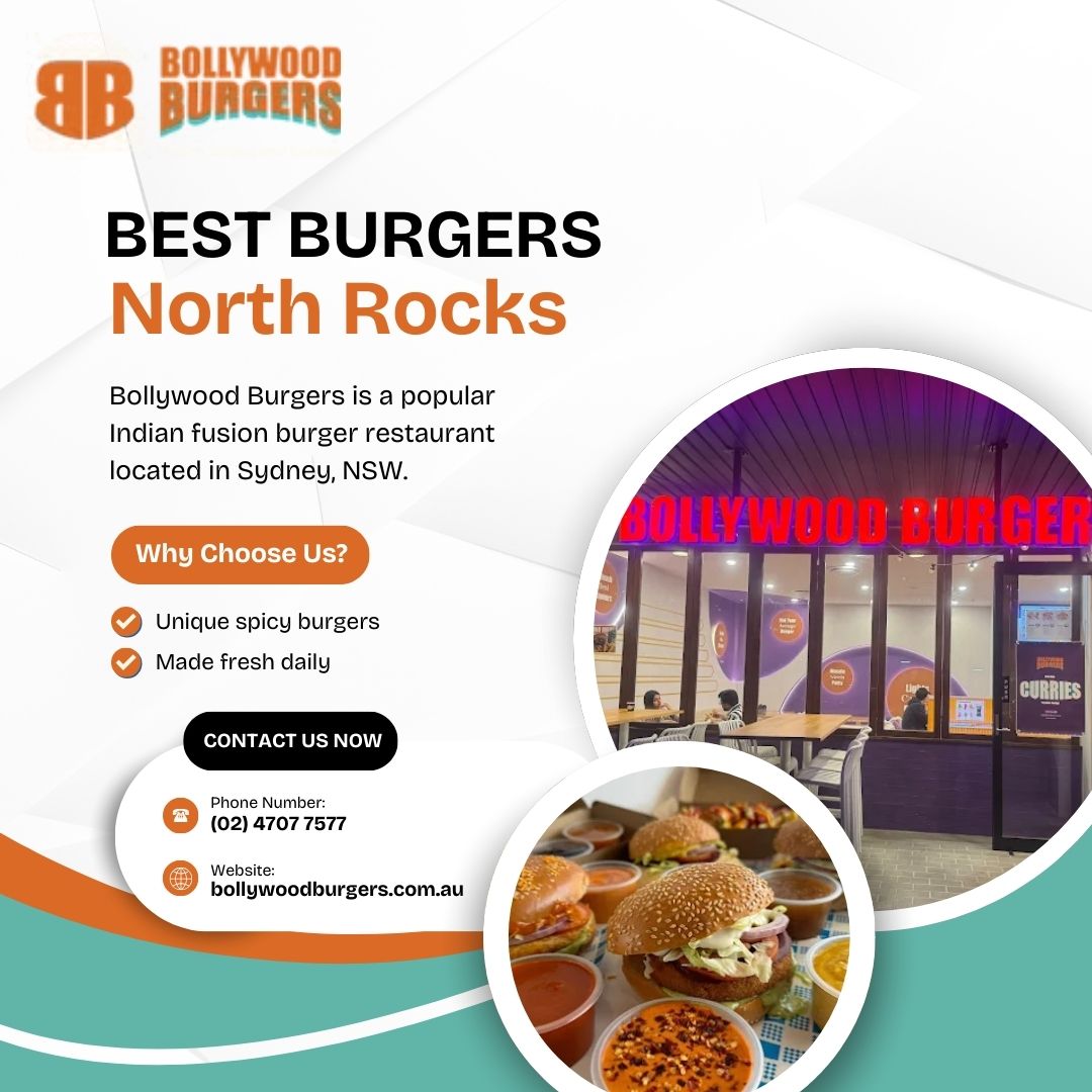 Best Burgers North Rocks – Bollywood Burgers Indian Fusion Taste