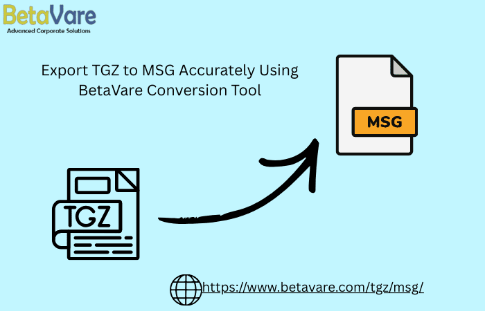 Export TGZ to MSG Accurately Using BetaVare Conversion Tool