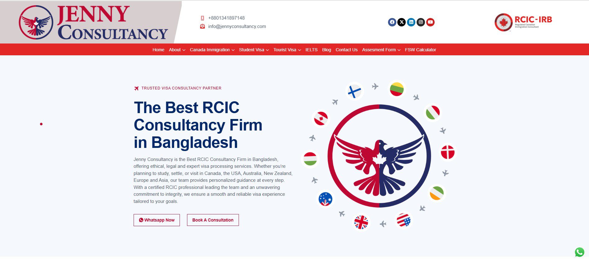 Jenny Consultancy – Canada Immigration Consultancy Firm in Bangladesh