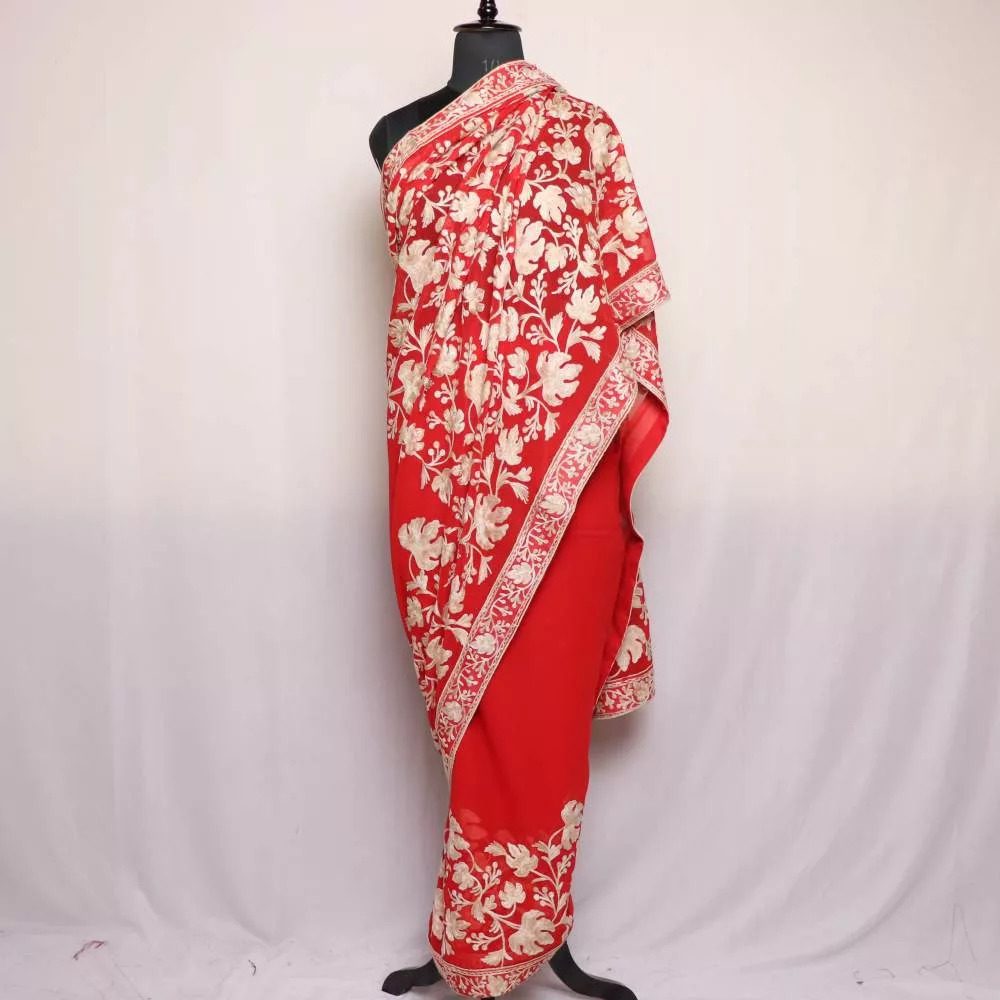 Are Kashmiri embroidery sarees suitable for parties events?