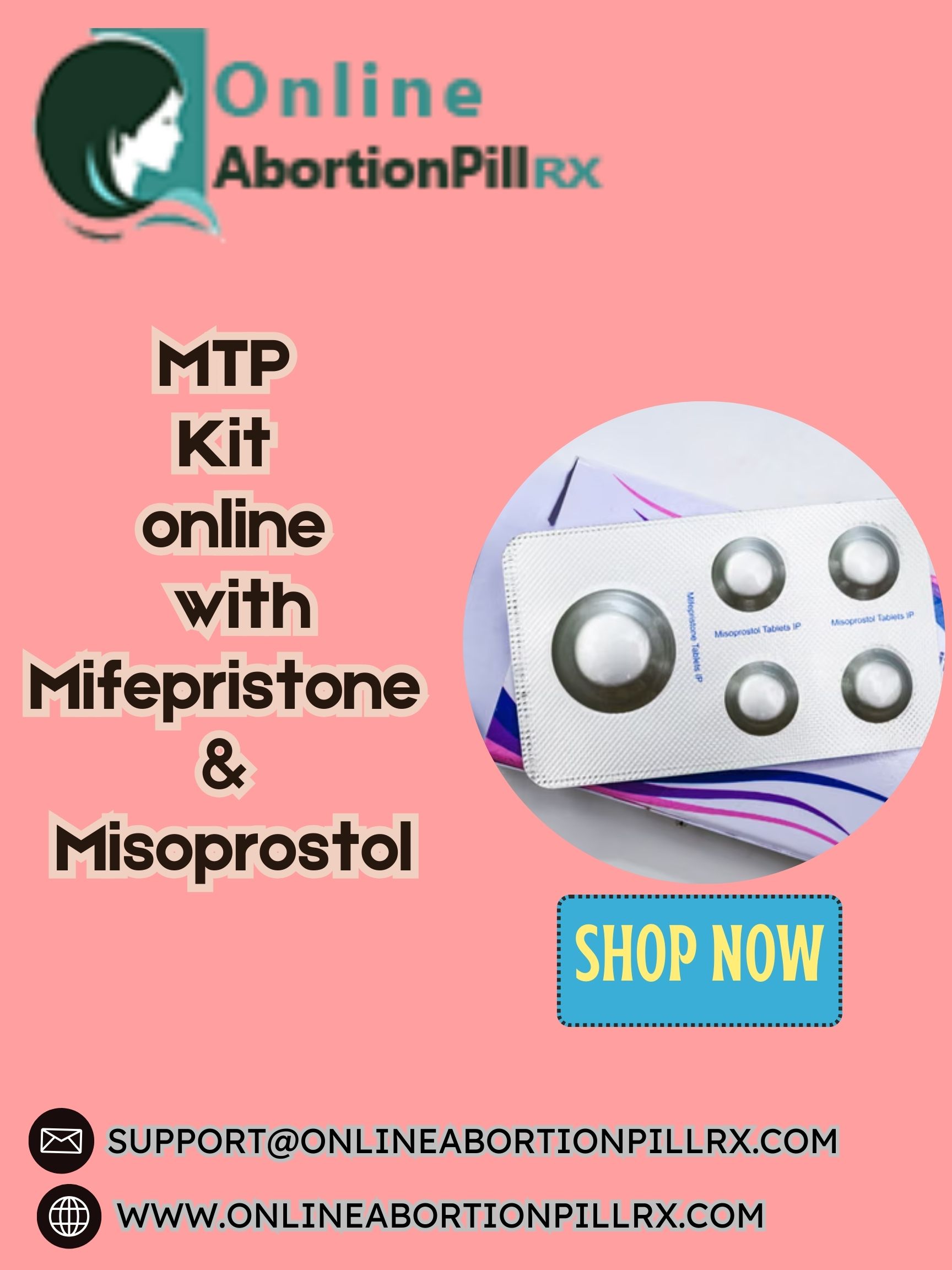 MTP Kit online with Mifepristone and Misoprostol