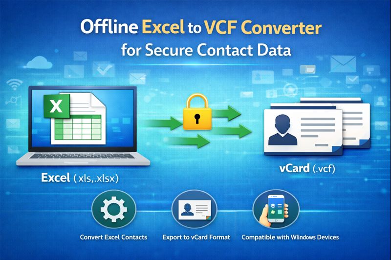 Offline Excel to VCF Converter for Secure Contact Data