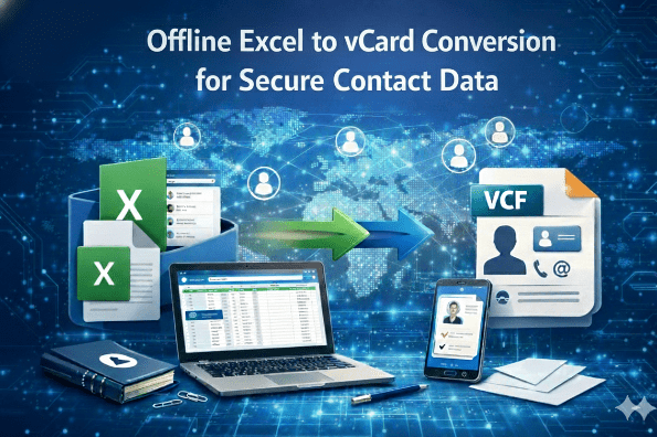 Offline Excel to vCard Conversion for Secure Contact Data