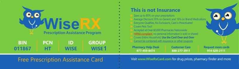WiseRX® -Best Free Rx Discount Card for U.S. Nurses, Doctors & Clinics