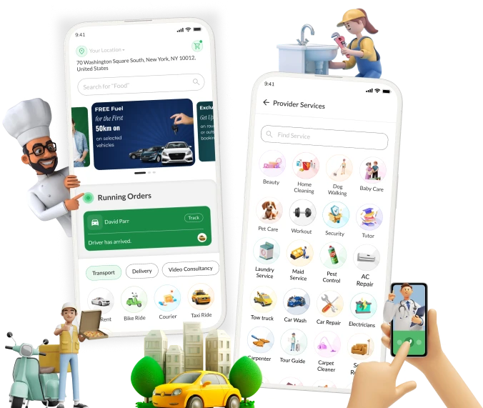 FOX-JEK – All-in-One Gojek Clone App for Multi-Service Businesses