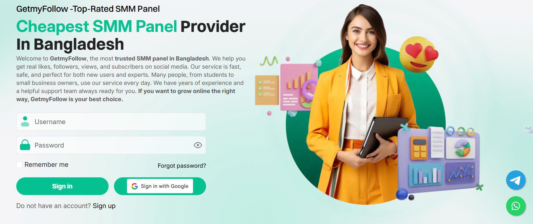 GetmyFollow – SMM Panel Provider In Bangladesh