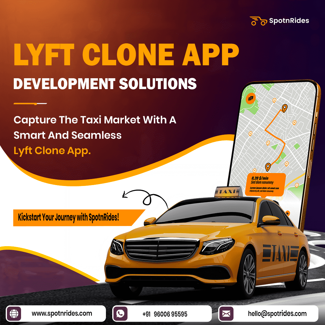 Launch Your Own Lyft Clone App with SpotnRides!