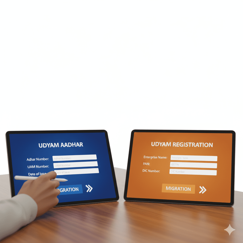 Migrate Udyog Aadhaar to Udyam Registration (UAM to Udyam)