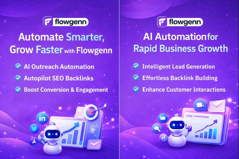 AI Employee & SEO Automation Platform | FlowGenn – Smart Link Building