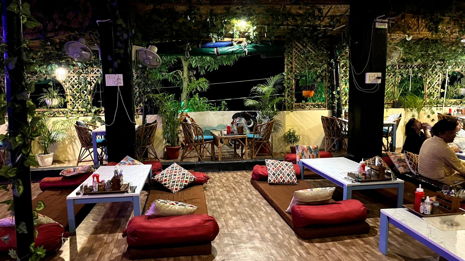 Riverside Cafes in Laxman Jhula, Rishikesh