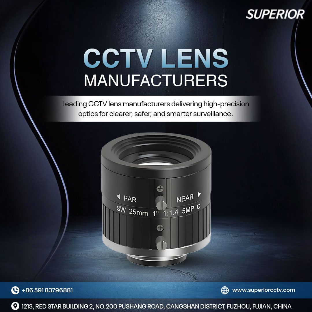 How CCTV Lens Technology Supports Advanced Security Cameras