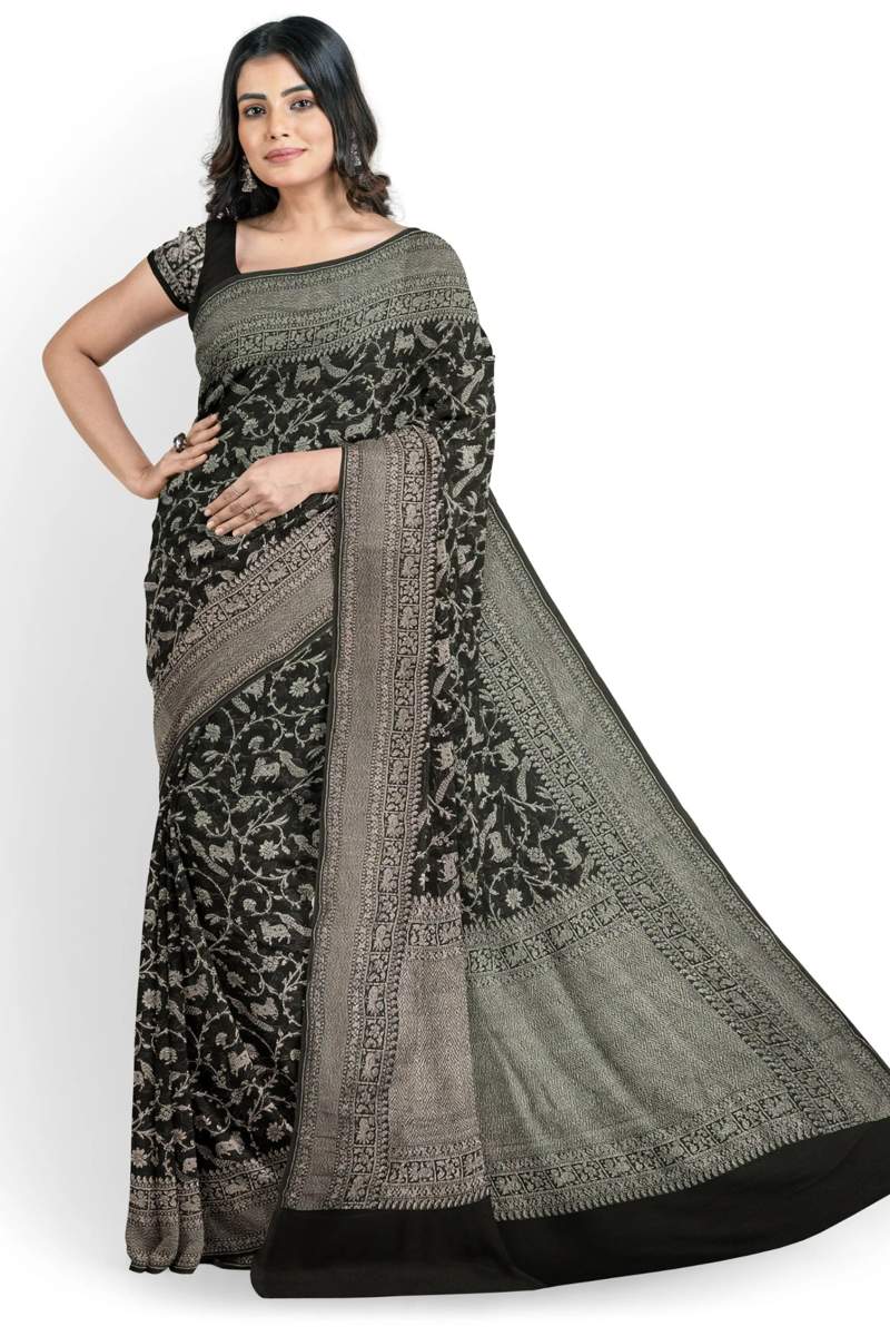 Georgette Sarees Online | Lightweight & Stylish Sarees –Atharva