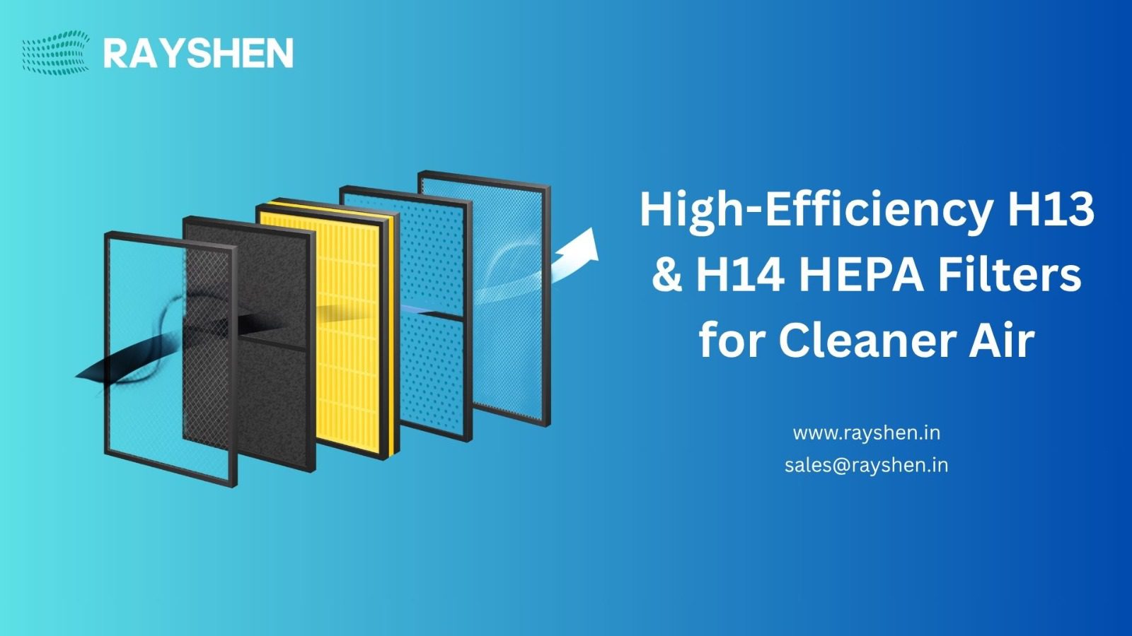 HEPA Filters Manufacturer in India | H13 & H14 HEPA Filters – Rayshen