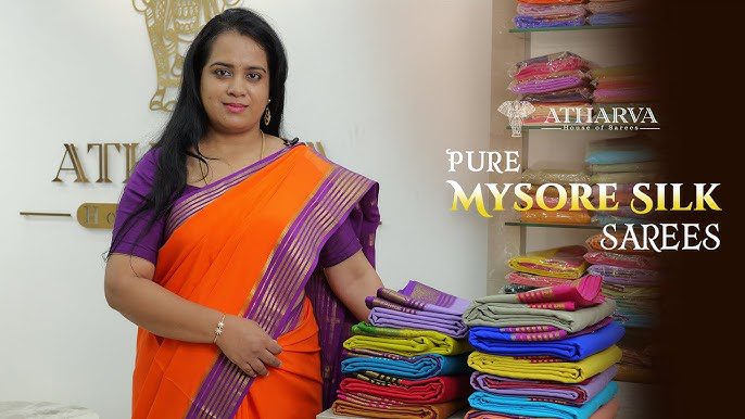 Pure Gold Lace Mysore Silk Sarees – Elegant & Authentic Silk Collectio