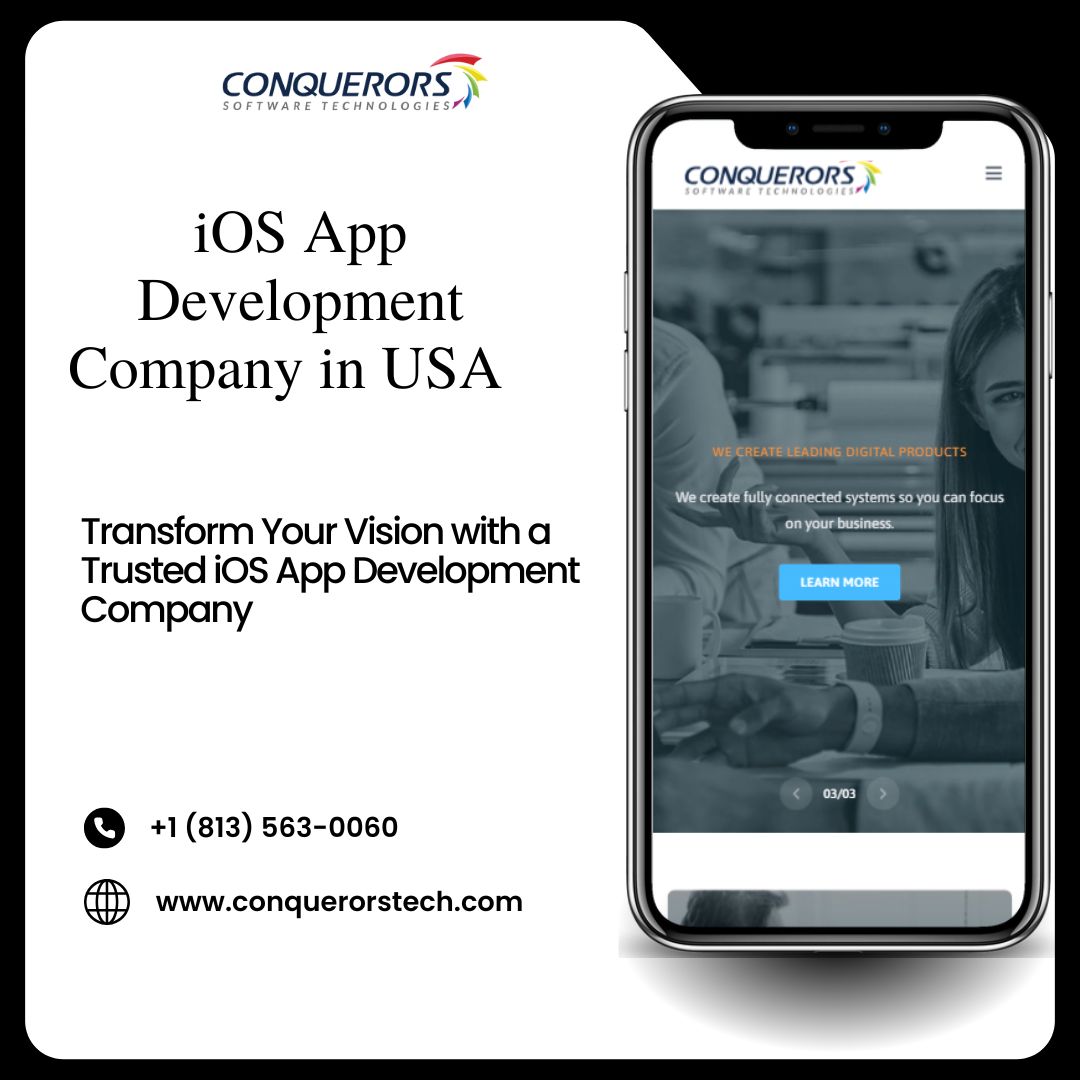 iOS App Development Company in USA | Conquerors Tech