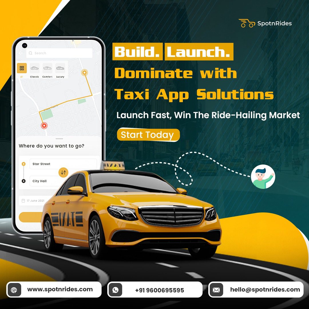 SpotnRides Taxi App Development Solution